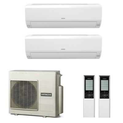Мульти сплит-система Hitachi RAM-33NP2E / RAK-18RPE на 2 комнаты