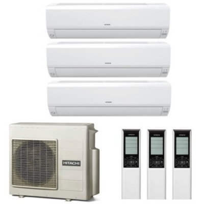 Мульти сплит-система Hitachi RAM-68NP3E / RAK-25RPE на 3 комнаты